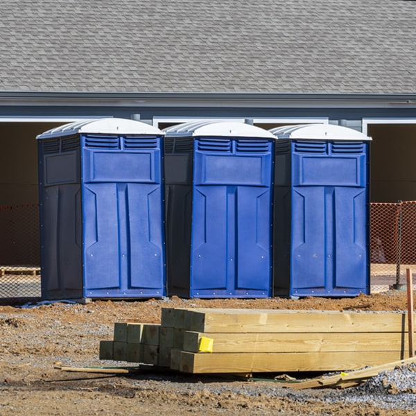 are there any restrictions on where i can place the porta potties during my rental period in Buena Vista